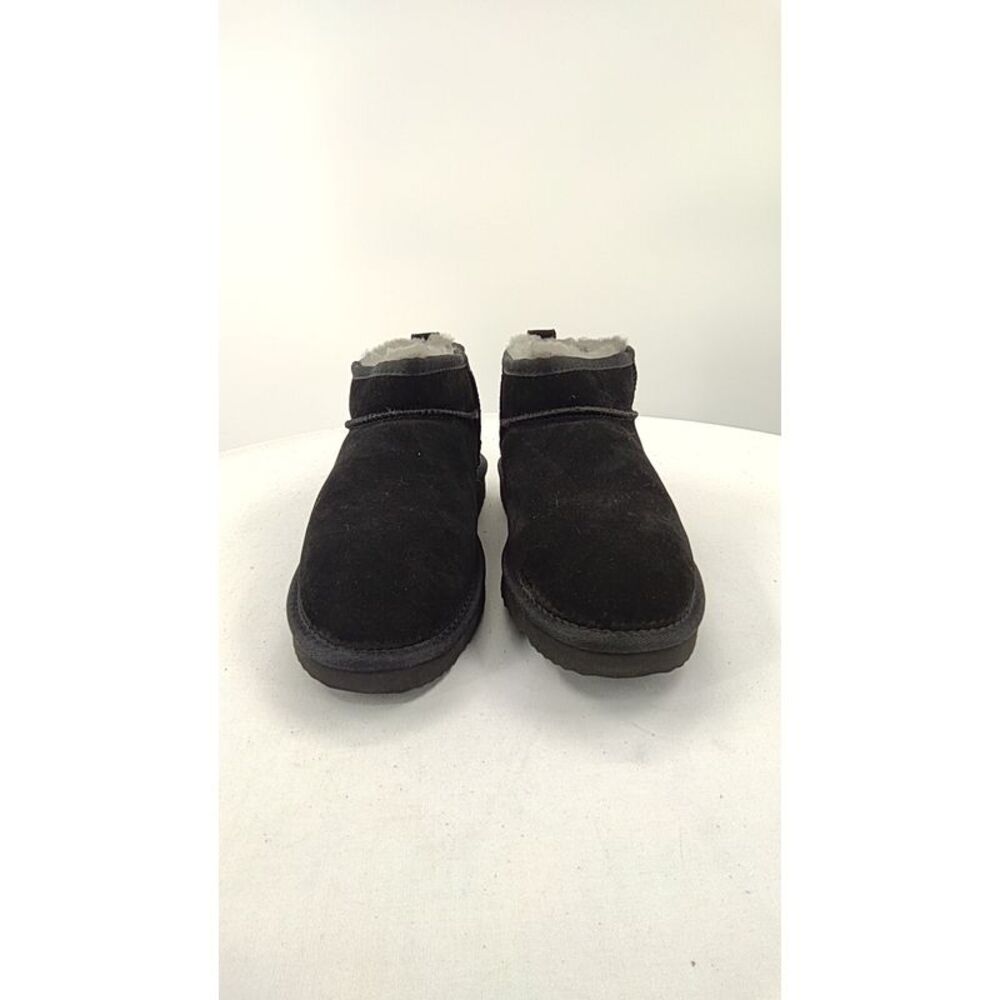 Quince Womens Australian Shearling Mini Boot Black Shoes 8